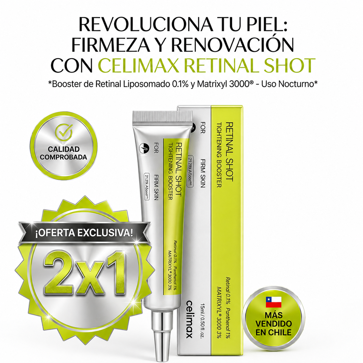 CELIMAX® - Retinal Shot - Crema Facial Antiarrugas